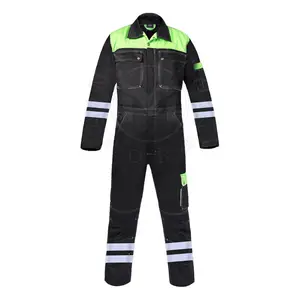 Custom Made Work Safety Overall Pakken Overall Reflecterende Getaped Veiligheidsbouw