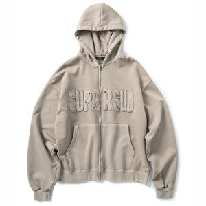Sudadera con Capucha Extra Grande Personalizada para Hombre, Sudadera de Forro Polar, Ropa de Calle, Invierno, Cálida, Gruesa, de Algodón, Diseño Liso - Product Image 1