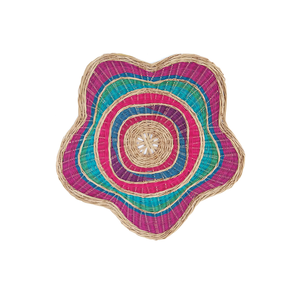 Mandalas rústicas de alta calidad, arte de pared de ratán, decoración colgante, pared colorida, arte abstracto, venta al por mayor, buen precio de Vietnam - Product Image 2