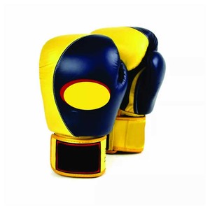 Gants de boxe en cuir de vachette de qualité supérieure | Gant de boxe d'entraînement adulte à lacets de style professionnel - Product Image 5