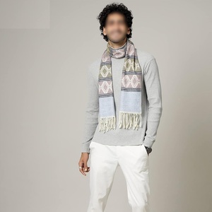 Custom Made <b>Long</b> Knitted Warm <b>Scarf</b> Embroidered Printed Unisex <b>Scarf</b> for Baby Toddler Kids Soft Winter Autumn Accessory - Product Image 2