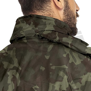 Chaqueta de lluvia empacable de 3300 pies para hombre, impermeable ligero con capucha, cortavientos para exteriores, equipo de lluvia para viajes y senderismo - Product Image 6