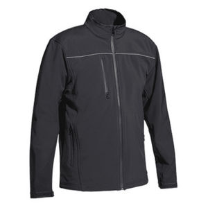 Meilleur modèle Vestes softshell à manches longues pour homme Vêtements de ville de haute qualité Veste softshell imperméable à deux poches poitrine sur mesure - Product Image 4