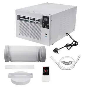 Deshumidificador de aire acondicionado portátil de 3754 BTU con ventilador de calentador frío de control remoto