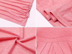 T-shirt d'allaitement pour femmes enceintes, col rond, manches courtes, pour l'été – Nouveauté promotionnelle - Product Image 5