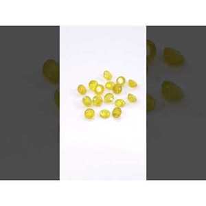 Saphirs jaunes naturels de Bangkok, calibrés, ronds, 5 mm et 6 mm, pierres précieuses en vrac, taille Asscher, taille Radiant, forme ovale facettée - Product Image 3