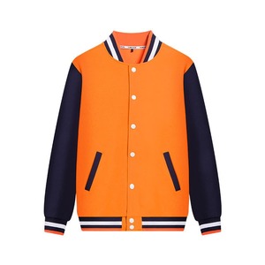 Vente en gros de vestes pour hommes en coton personnalisées pour l'hiver Vestes d'université de baseball personnalisées pour hommes grande taille pour hommes - Product Image 2