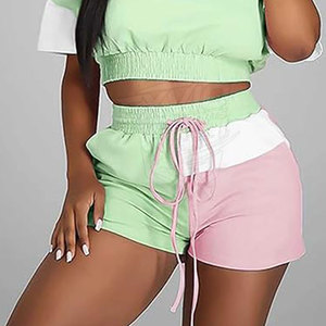 Ensemble sweat-shirt et short pour femme avec logo personnalisé, ensemble deux pièces pour adultes - Product Image 5