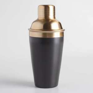 Cocktail Shaker Black and Gold Color Luxury Table Decorating Shaker Serving Wine and Beer for Cocktail Shaker Bar <b>Accessories</b> - Product Image 3