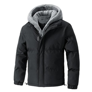 Blouson matelassé sur mesure pour homme, à capuche oversize, en toile imperméable, pour sports de plein air, taille européenne M-5XL, Wilderness - Product Image 6