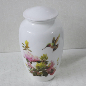 Cremación de metal con impresión personalizada de la mejor calidad/urna de recuerdo muy buscada Memorial para adultos Recuerdo de cenizas para seres queridos - Product Image 4