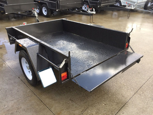 10×5 Heavy Duty Hydraulic Tipper <b>Box</b> <b>Trailer</b> for Sale | High Sides - Product Image 3