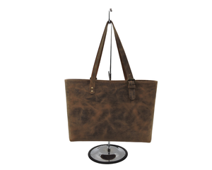 Bolso de mano de piel de búfalo de alta calidad, hecho a mano, personalizado, de grano completo, Vintage, forro de lona, uso diario - Product Image 1