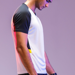 Venta caliente O-cuello de los hombres XL Pantalones cortos de entrenamiento y camiseta de secado rápido Absorbe la humedad Casual Fitness Sports Runnin - Product Image 3