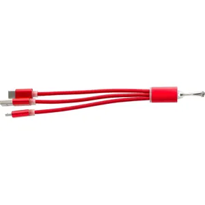 Juego de Cables de Carga USB Promocionales Personalizados Alvin, Dispositivos Personalizados para Cargar - Product Image 2
