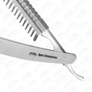 มีดโกนหนวดแบบพับได้ระดับพรีเมียม ผลิตจากเหล็กกล้าไร้สนิม คมกริบ ทนทาน กะทัดรัด พกพาสะดวก สำหรับมืออาชีพ - Product Image 5