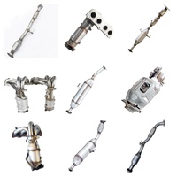 Collecteur d'échappement avec catalyseur pour Toyota Camry RAV4 Hilux Land Cruiser Corolla Prius YARIS Euro 4 5 6