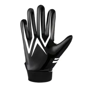 Gants de football américain de rugby de conception personnalisée professionnelle gants de football pour hommes gants de récepteurs américains