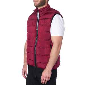 OEM Custom Men's Sleeveless <b>Puffer</b> Vest <b>Jacket</b> Bubble Hooded with Stand Collar Sale in Very Low <b>Cheap</b> Good Price - Product Image 2