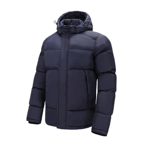 Chaqueta acolchada de calidad superior para hombre, diseño de cuello levantado, superventas, cremallera pesada para invierno, nuevo diseño al por mayor - Product Image 3
