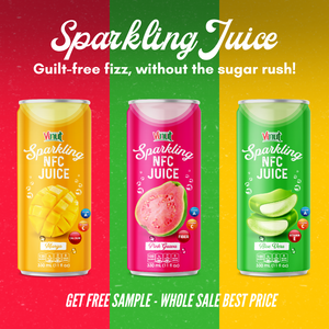 Bebida de Jugo de Naranja Espumoso Bajo en Carbohidratos de 330 ml de la Fábrica VINUT de Vietnam, Muestra Gratuita, Etiqueta Privada, Bebida Carbonatada en Lata - Product Image 6