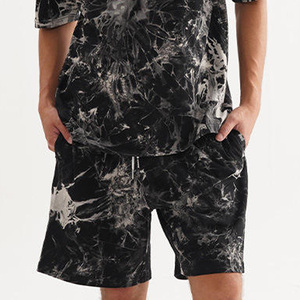 Conjuntos de camisetas y pantalones cortos de moda personalizados Conjuntos de camisetas y pantalones cortos de sublimación de poliéster con estilo para hombres - Product Image 4
