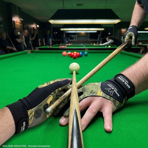 Guantes de Snooker Deportivos Industriales Wolson Premium, Tela de Poliéster/Lycra, Ligeros y Ajustables para Entrenamiento y Competición de Billar - Product Image 3