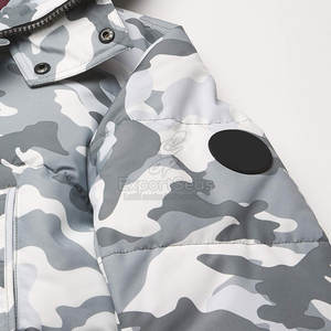 Veste parka d'hiver Design personnalisé Vêtements d'extérieur coupe-vent pour temps froid Veste parka rembourrée pour hommes - Product Image 3