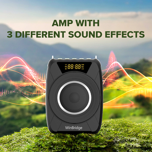 מגאפון מיני מגבר נייד 20w פלט 1000 כיסוי קול עבור כיתות כיתות ימי עיון - Product Image 2