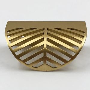 Newest elegant leaf design cabinet <b>handle</b> <b>pull</b> for home kitchen office furniture hardware <b>door</b> drawer wardrobe cabinet <b>handle</b> - Product Image 4