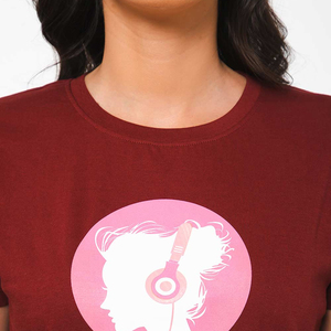 100% algodón sólido Casual cuello redondo manga corta transpirable verano Mujer camiseta personalizable - Product Image 3