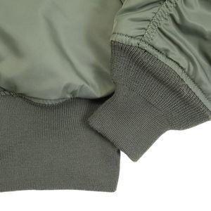 แจ็กเก็ตนักบินสีทึบสำหรับผู้ชายแจ็คเก็ตลำลองแบบกำหนดเองสำหรับฤดูใบไม้ร่วง/ฤดูหนาว - Product Image 3