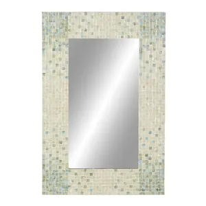 Best Selling Handmade Mother Pearl Mirror Design High Quality Modern Home Hotel <b>Wall</b> Decor Viet Nam Packed Box Sontracraft ST - Product Image 1