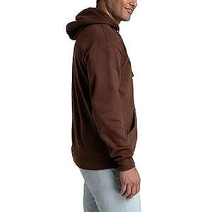 Sudadera con capucha de manga larga para hombre y mujer, Jersey informal de entrenamiento, sudaderas con capucha de bolsillo de canguro de Color sólido, venta al por mayor personalizada - Product Image 2