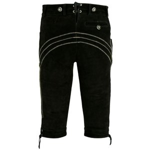 Pantalones Lederhosen Negros para Hombre, Listos para Enviar, Tradicionales Bávaros, de Cuero Genuino, Bordados, Rectos, Resistentes, en Varias Tallas - Product Image 6