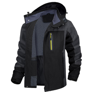 Chaquetas para Hombre, Chaqueta Cortavientos de Poliéster Grueso Impermeable para Gimnasio, Chaqueta de Invierno para Hombre con Logotipo Personalizado, Chaqueta Impermeable - Product Image 3