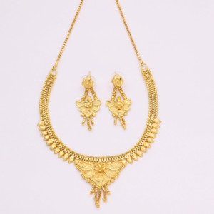 Bijoux de mariage orthodoxes traditionnels pour femmes Micro or formant des colliers avec cuivre laiton Chapado or placage Laminado - Product Image 2