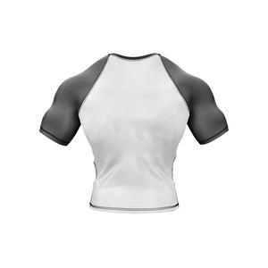 Camiseta Deportiva de Compresión de Manga Corta con Logotipo Personalizado de Alta Calidad, Venta al por Mayor para Adultos - Product Image 6