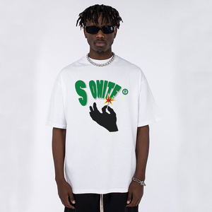 2025 alta calidad 100% algodón camisetas sublimación camisetas personalizadas impresión lisa de gran tamaño blanco camiseta en blanco lona al por mayor - Product Image 5