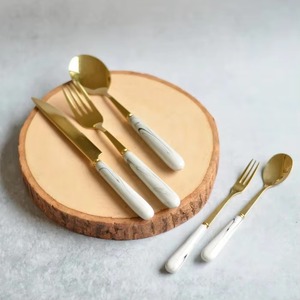 Haute Poli Partyware Couverts Ensemble En Acier Inoxydable Premium Looks Qualité Argenterie 100% Écologique De L'Inde - Product Image 6