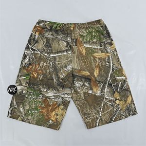 Men's Custom Real <b>Camo</b> Tree Print Gym Elastic Waist Drawstring Quick Dry Mesh Workout Wear Breathable Casual <b>Cargo</b> High Street - Product Image 2