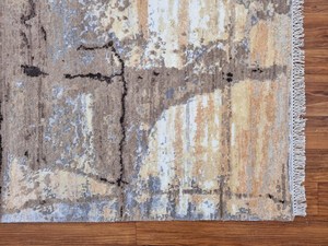 Alfombra de seda de lana de estilo marroquí hecha a mano con mechones y lavable para el hogar y la Oficina, sala de estar y comedor, cubierta de área grande - Product Image 4