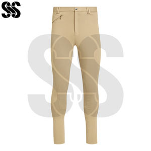 Pantalones de Equitación Premium para Hombre, Mezcla de Algodón/Poliéster/Spandex, Elásticos, Ajustados, Duraderos, para Entrenamiento de Caballos y Uso al Aire Libre - Product Image 6