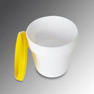 Cubo de pintura de plástico de 1 litro de alta calidad de Vietnam, pequeño, transparente, multicolor, serigrafía, Material PE, bonita parte superior para tambores - Product Image 3