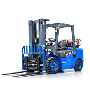 Chariot élévateur diesel 2 tonnes, 2,5 tonnes, 3 tonnes, 3,5 tonnes de capacité nominale, commande assise, déplaceur latéral hydraulique, 4x4 pour utilisation en intérieur - Product Image 2