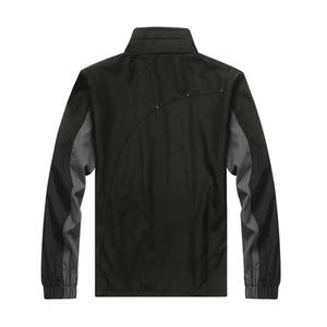 Men's Custom Design Eco-Friendly Waterproof Quick Dry Breathable Polyester Sporty <b>Tracksuit</b> Set Front Logo for Plus XXL Autumn - Product Image 3