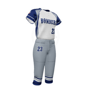 Uniforme de softbol personalizado de alto fabricante, conjunto de color sólido con botones, diseño transpirable de talla grande - Product Image 5