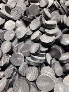 Cow Horn Button Blanks Flatback Black Buttons with Lace Decoration Exporters' Faizacraft - Product Image 3