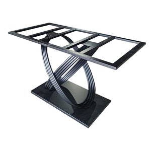Contemporary Industrial <b>Cast</b> Iron Dining Table Legs <b>Powder</b>-Coated CHBBA011 for Kitchen Furniture Chairs and Cabinets - Product Image 2