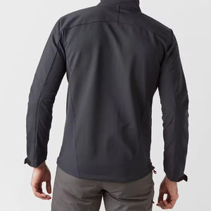 <b>Men</b> Outdoor Windproof Waterproof Hooded Full Zip Softshell Canvas <b>Jacket</b> Vintage Style for Sale Wholesale Supplier - Product Image 5